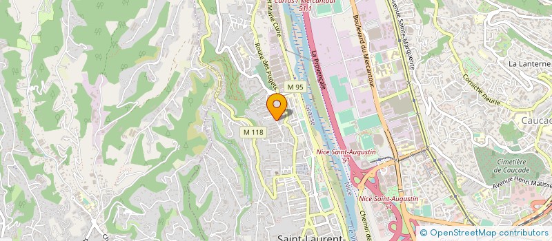 localisation de l'entreprise LERDA TRANSPORT  SAINT-LAURENT-DU-VAR