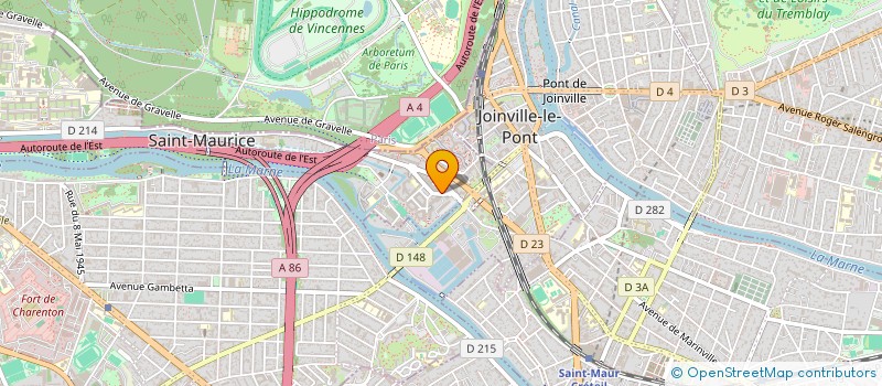 localisation de l'entreprise LERE VETEMENT  SAINT-MAURICE