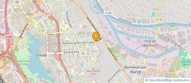 localisation de l'entreprise LEREAH FRANCK ET STEPHANE à CRETEIL