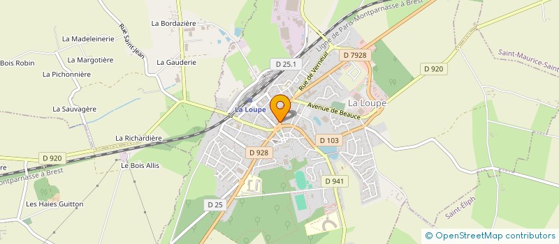 localisation de l'entreprise LEREAU BACOUP à LA LOUPE