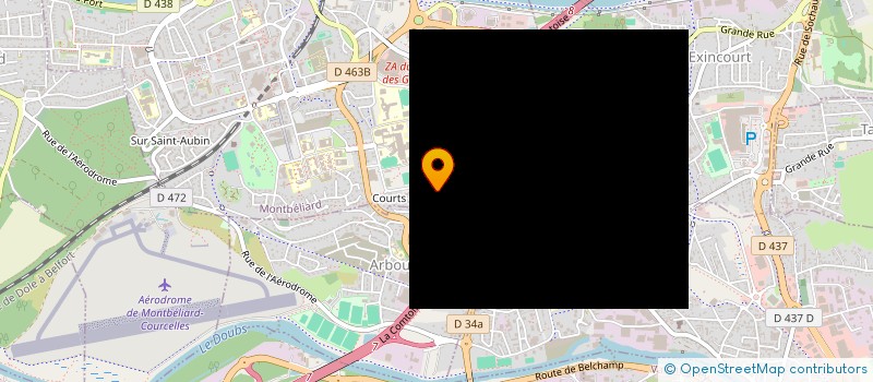 localisation de l'entreprise LEREBA à MONTBELIARD