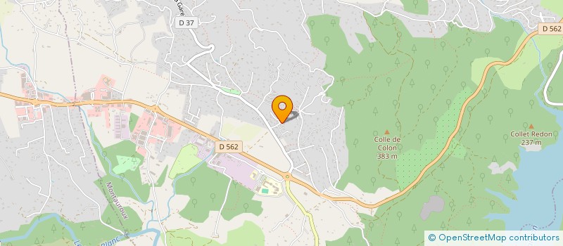 localisation de l'entreprise LEREBELI 1 à MONTAUROUX