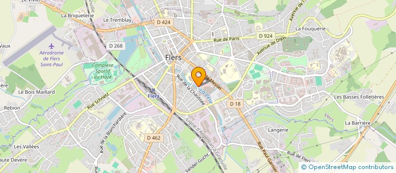 localisation de l'entreprise LEREBOURGSERVICE à FLERS