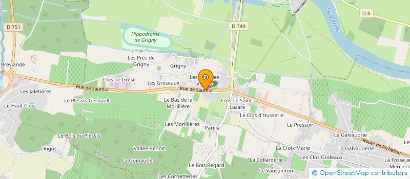 localisation de l'entreprise LEREBOURS  CHOUZE-SUR-LOIRE