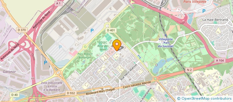 localisation de l'entreprise LERECA LABORATOIRE EUROPEEN DE RECHERCHE ET D'EXPLOITATION DES COMPLEMENTS ALIMENTAIRES à AULNAY-SOUS-BOIS