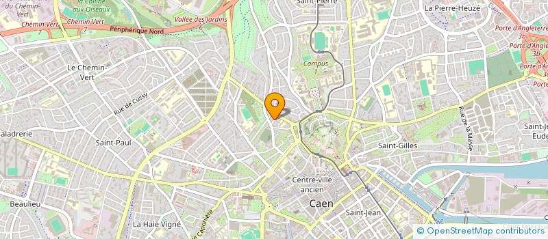 localisation de l'entreprise LEREDDE MENUISERIE AGENCEMENT à CAEN