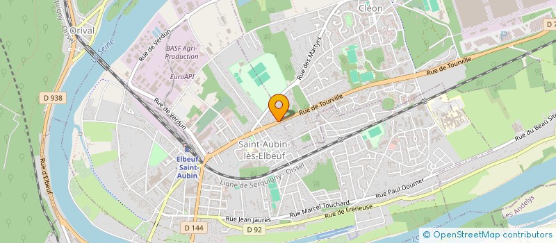 localisation de l'entreprise LEREFFAIT DE PERE EN FILS  SAINT-AUBIN-LES-ELBEUF