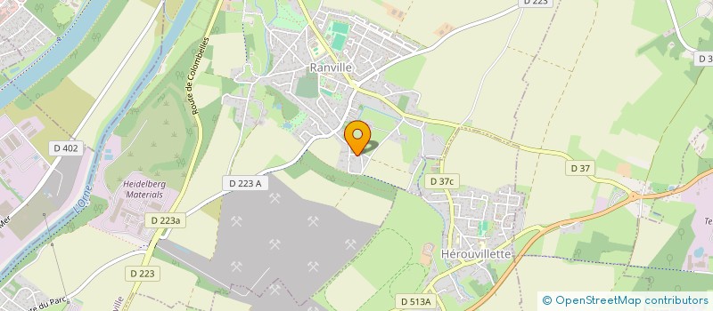 localisation de l'entreprise LEREFRIN à RANVILLE