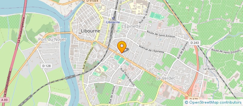 localisation de l'entreprise LEREKA  LIBOURNE