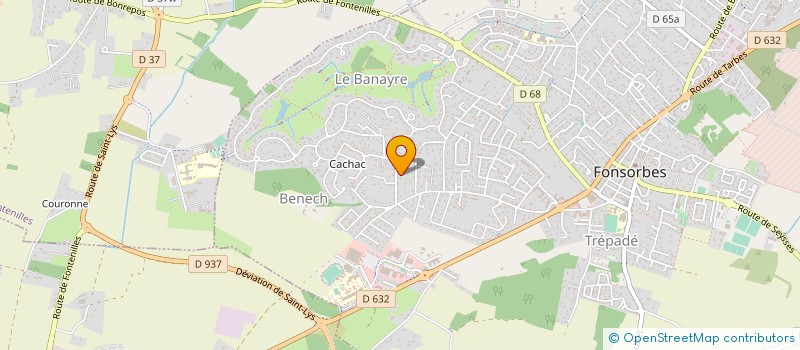 localisation de l'entreprise LERELEVAGE.COM à FONSORBES