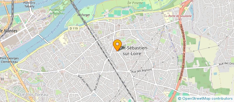 localisation de l'entreprise LERFASTCE  SAINT-SEBASTIEN-SUR-LOIRE