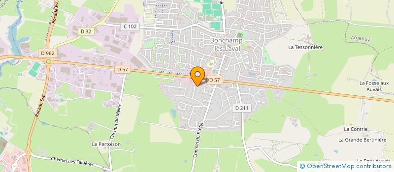 localisation de l'entreprise LERGARETI  BONCHAMP-LES-LAVAL