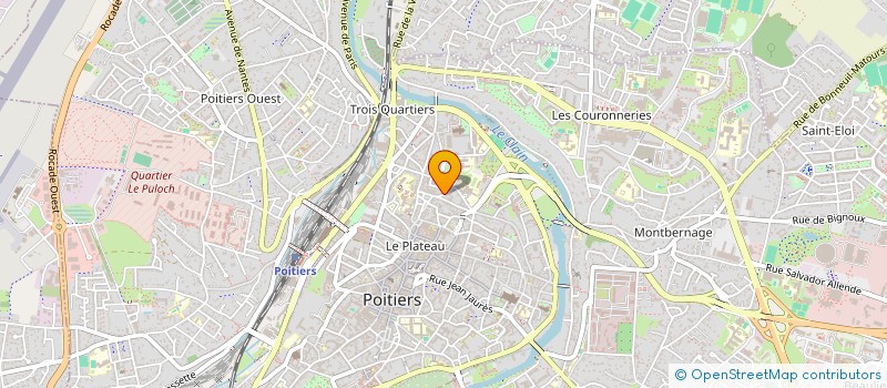 localisation de l'entreprise LERICHE  POITIERS