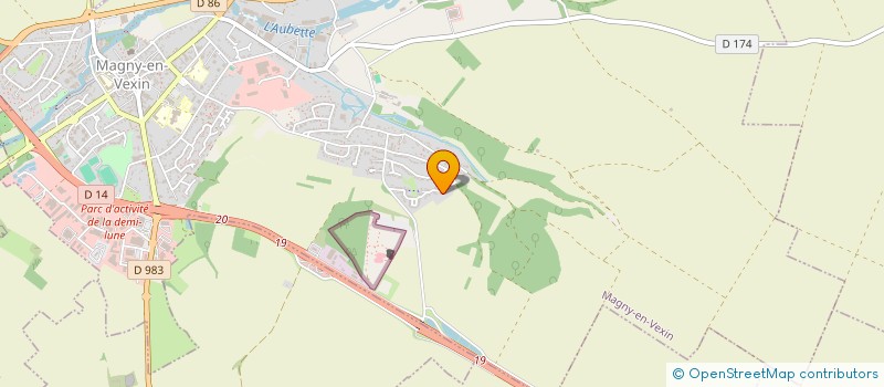 localisation de l'entreprise LERICHE CW  MAGNY-EN-VEXIN