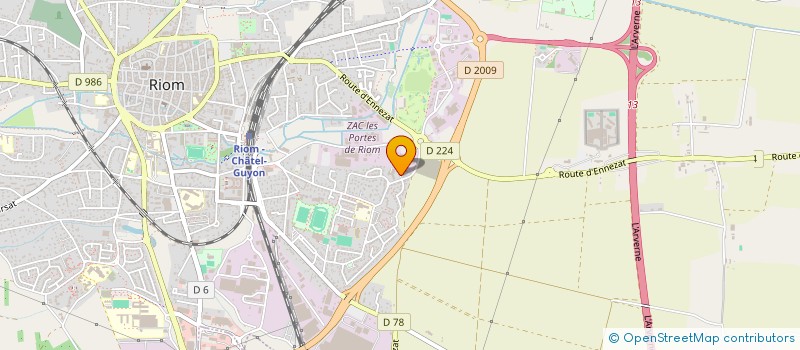 localisation de l'entreprise LERIMA  RIOM