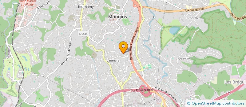 localisation de l'entreprise LERINA NAUTICA  MOUGINS