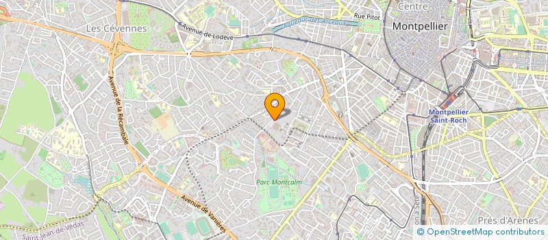 localisation de l'entreprise LERIS-LAB.ETUDE RECHERCHE INTERV.SOCIAL à MONTPELLIER