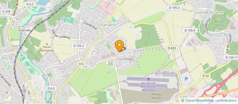 localisation de l'entreprise LERITAZ à CHAMPHOL