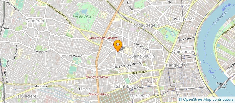 localisation de l'entreprise LERME ET GOYA à BORDEAUX