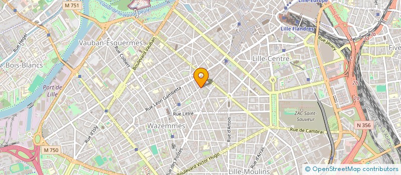 localisation de l'entreprise LERMINET FINANCES à LILLE