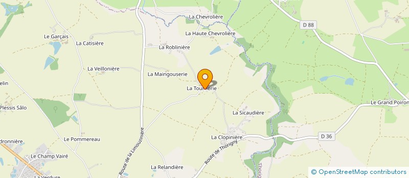 localisation de l'entreprise LERMITE-THUBIN à RIVES DE L'YON
