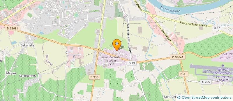 localisation de l'entreprise LERMURIER à BERGERAC