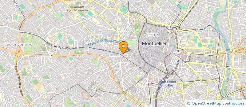 localisation de l'entreprise LERN ARCHITECTES à MONTPELLIER