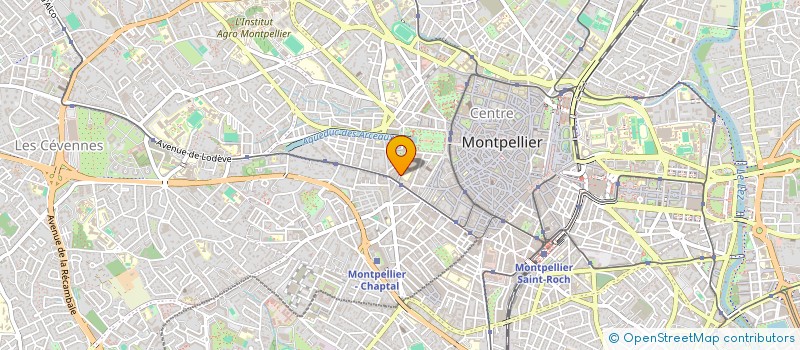 localisation de l'entreprise LERN-IMMO à MONTPELLIER