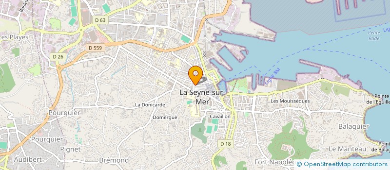 localisation de l'entreprise LERO à LA SEYNE-SUR-MER