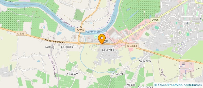 localisation de l'entreprise LEROC SARL à BERGERAC