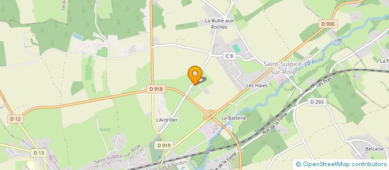 localisation de l'entreprise LEROCHE COURBEVOIE à SAINT-SULPICE-SUR-RISLE