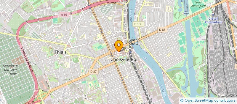 localisation de l'entreprise LEROI TP  BRIE-COMTE-ROBERT