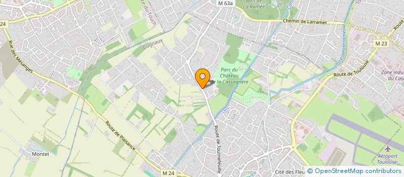 localisation de l'entreprise LEROLI  CUGNAUX