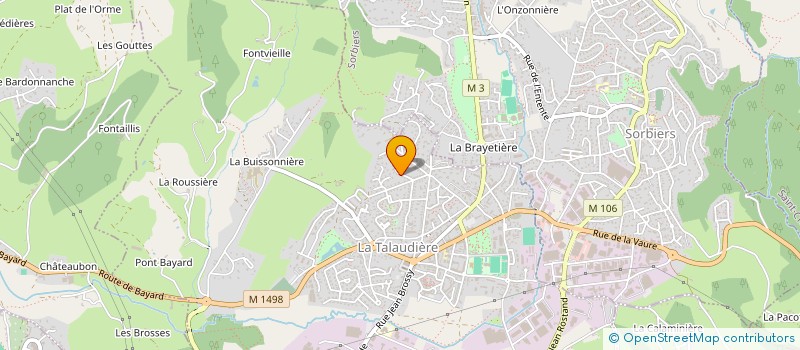 localisation de l'entreprise LEROLISE  LA TALAUDIERE