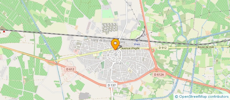 localisation de l'entreprise LERON RESTAURATION  VIAS