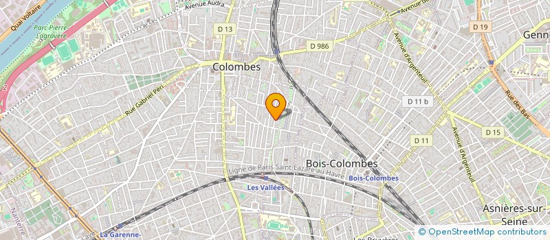localisation de l'entreprise LERONCE à COLOMBES
