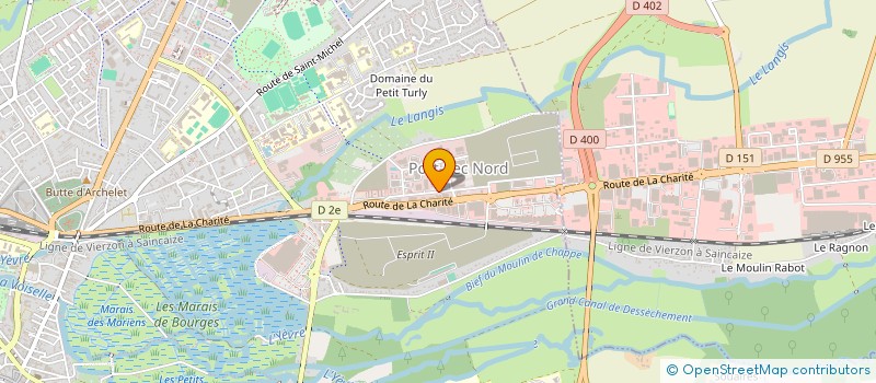 localisation de l'entreprise LEROPE  BOURGES