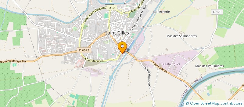 localisation de l'entreprise LEROS à SAINT-GILLES