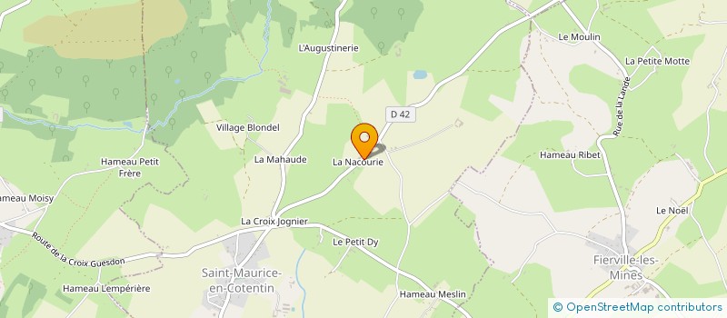 localisation de l'entreprise LEROSIER BUNET  SAINT-MAURICE-EN-COTENTIN