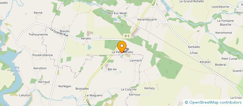 localisation de l'entreprise LEROUX à NOYAL-MUZILLAC