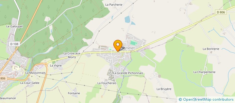 localisation de l'entreprise LEROUX  LAIGNELET