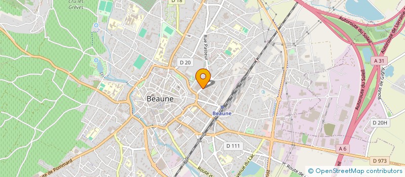 localisation de l'entreprise LEROUX à BEAUNE