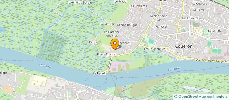 localisation de l'entreprise LEROUX à COUERON