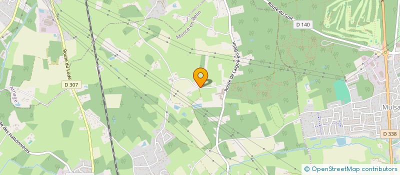 localisation de l'entreprise LEROUX  MONCE-EN-BELIN