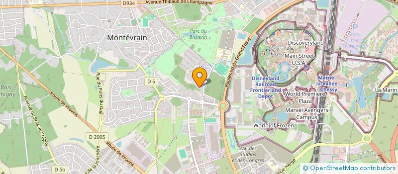 localisation de l'entreprise LEROUX-BOUCHE  MONTEVRAIN