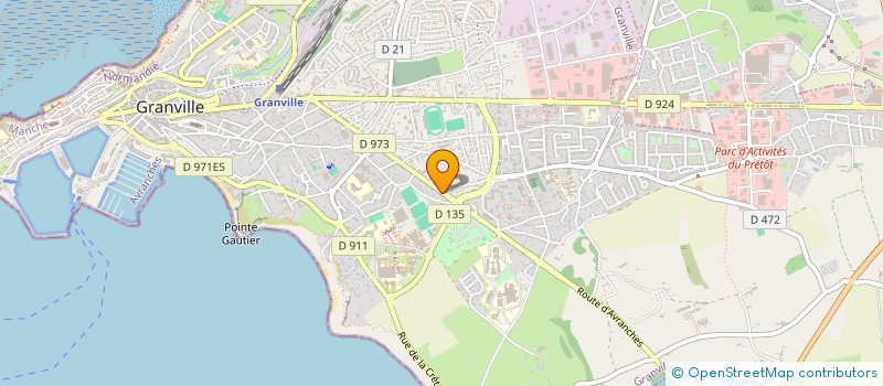 localisation de l'entreprise LEROUX CONSTRUCTION  GRANVILLE