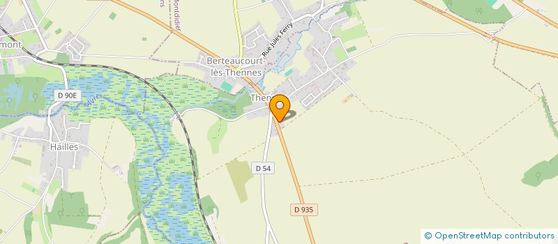 localisation de l'entreprise LEROUX CONSULTANT  THENNES