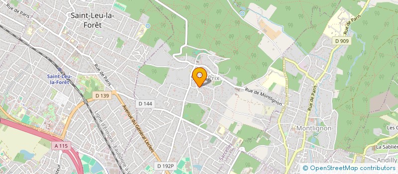 localisation de l'entreprise LEROUX CONSULTING à SAINT-PRIX