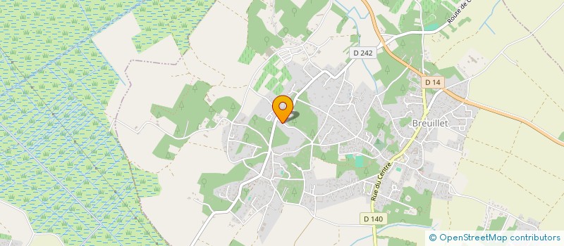 localisation de l'entreprise LEROUX & CREPOL à BREUILLET