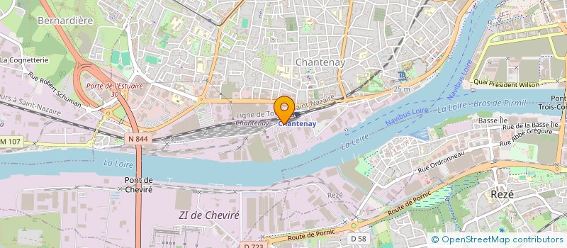 localisation de l'entreprise LEROUX ET LOTZ MAINTENANCE à NANTES